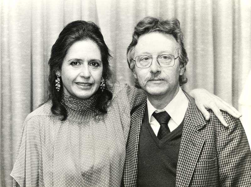 [La pianista Carme Vilà amb Antoni Sàbat]