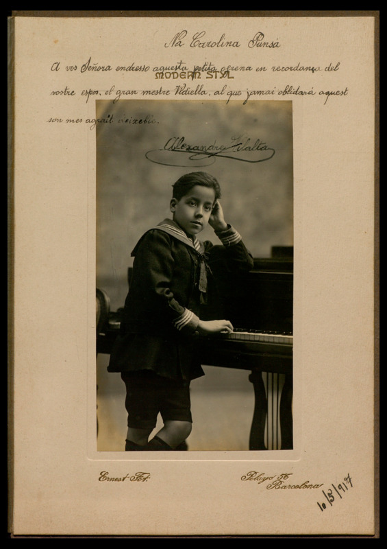 Retrat dedicat d’Alexandre Vilalta