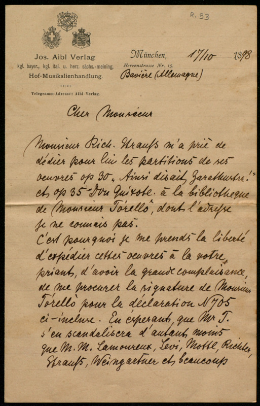 [Carta de l’editorial Jos. Aibl Verlag a Antoni Nicolau]