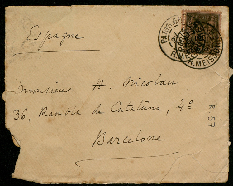 [Carta de Paul Demeny a Antoni Nicolau]