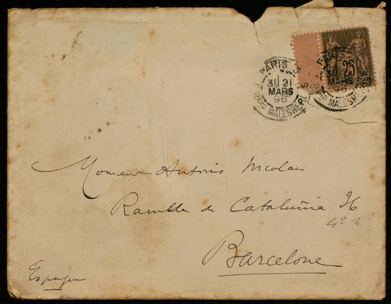 [Carta de G. Hartmann a Antoni Nicolau]