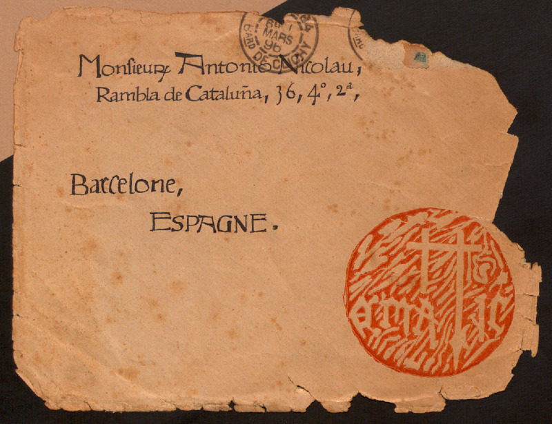 [Carta hològrafa d’Erik Satie a Antoni Nicolau]