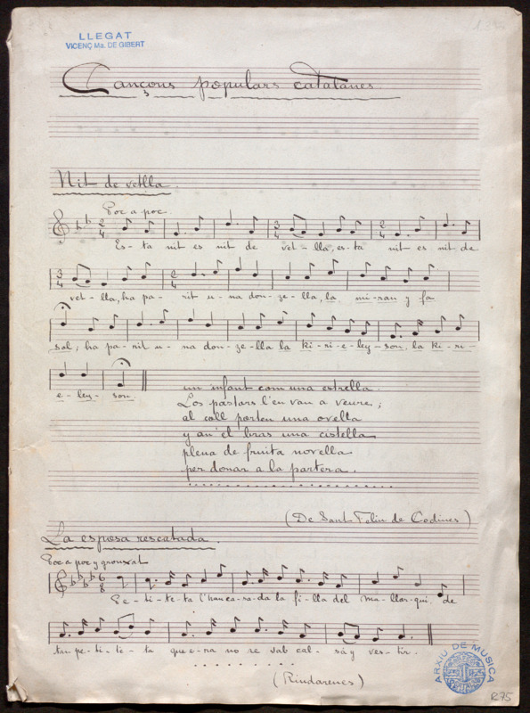 Cançons populars catalanes