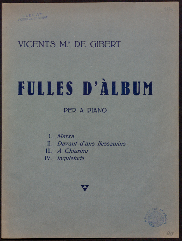Fulles d’Àlbum per a piano