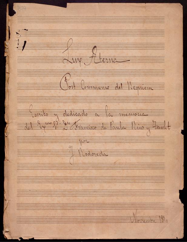 Lux Aeterna: post Comunio del Requiem