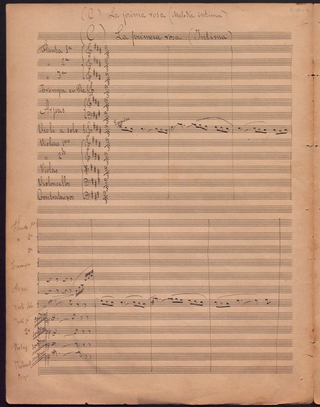 Poemes simfònics. Núm. 1. La Primavera. La primera rosa