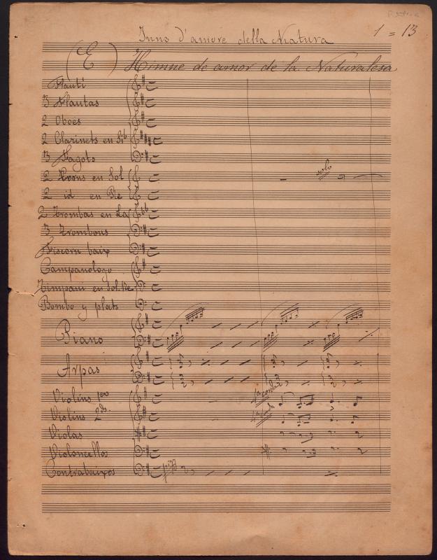 Poemes simfònics. Núm. 1. Himne d’amor de la Naturalesa