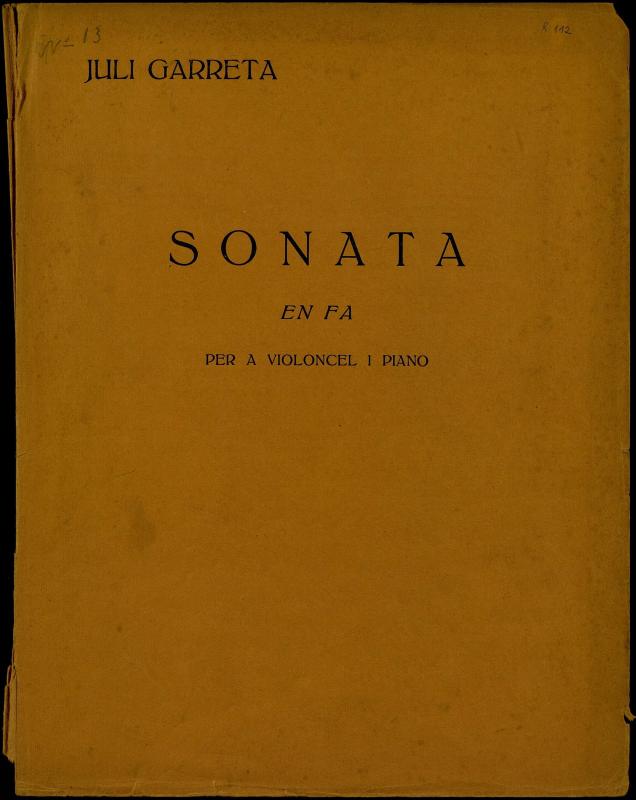 Sonata en fa per a violoncel i piano