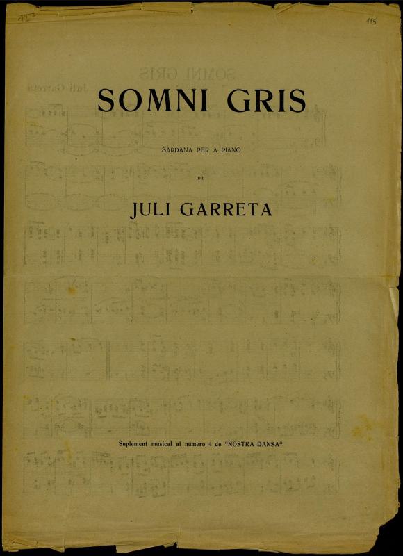 Somni gris: sardana llarga per a piano