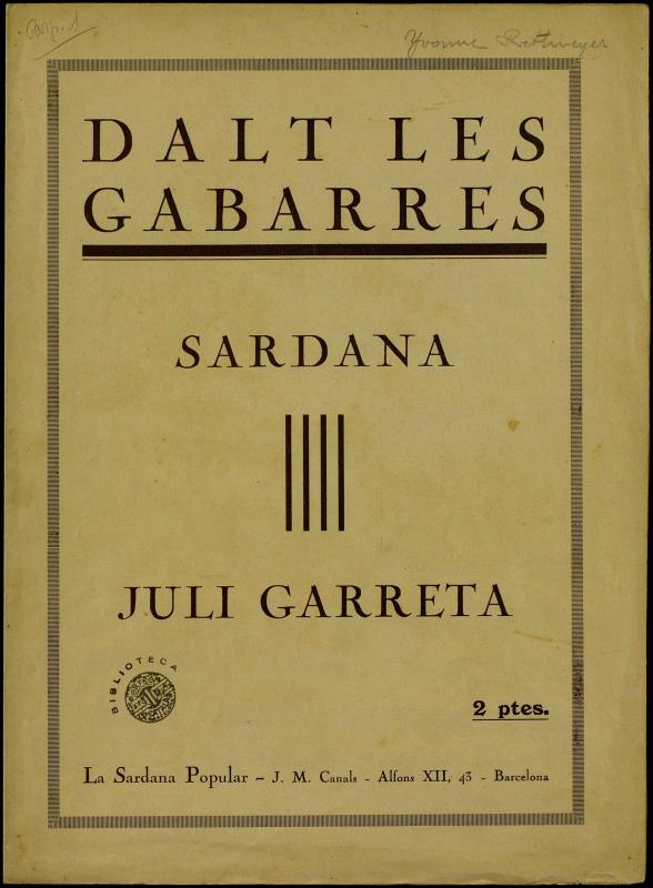 Dalt de les Gabarres: sardana