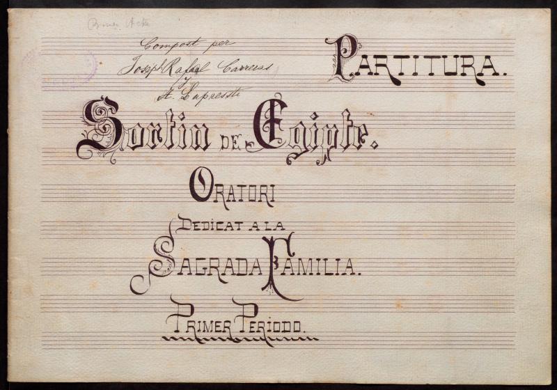 Sortint de Egipte. Oratori dedicat a la Sagrada Familia