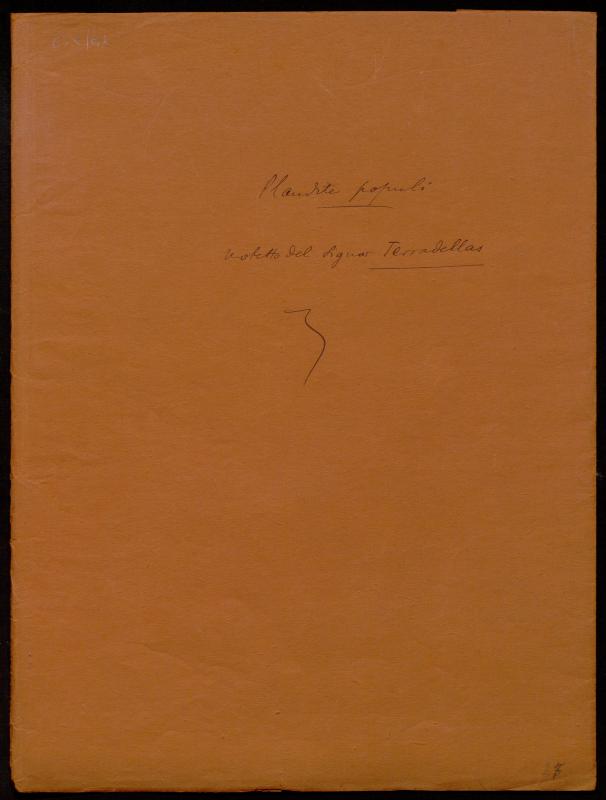 Plaudate populi: motetto