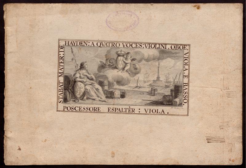 Stabat Mater: A quatro voces; Violin, Oboe, Viola, e Basso.