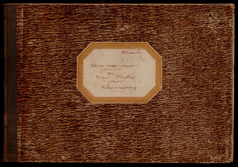 Una Cosa rara o sia Bellezza ed Onesta