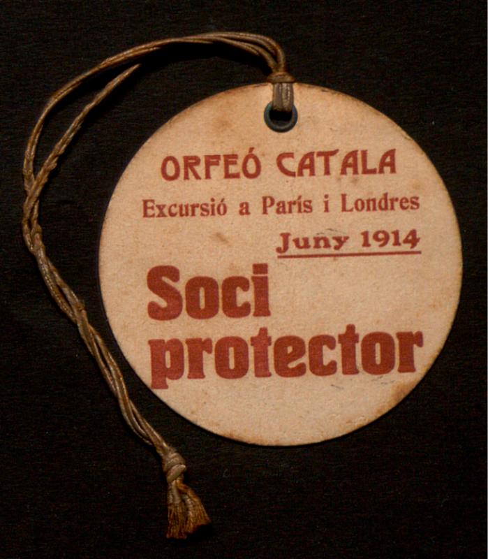 [Documentació viatge de l’Orfeó Català a París i Londres]