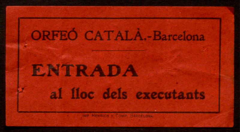 [Invitacions a actes, entrades de concert, entrades d’exposicions, etc.]