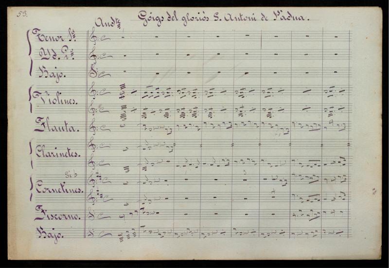 Goig del gloriòs S. Antoni de Pàdua