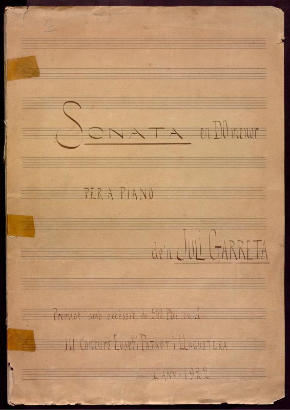 Sonata en Do menor per a piano