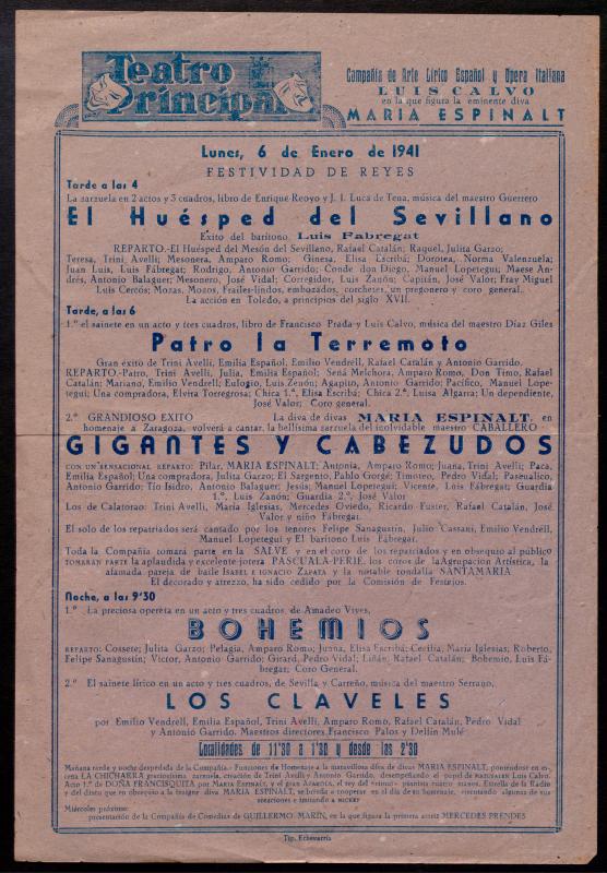 Programes de concerts de l’Emili Vendrell