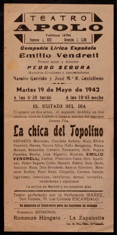 Programes de concerts de l’Emili Vendrell