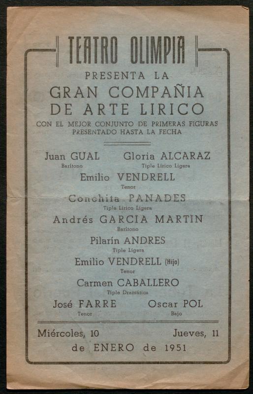Programes de concerts de l’Emili Vendrell
