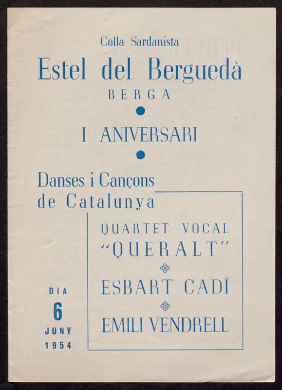 Programes de concerts de l’Emili Vendrell
