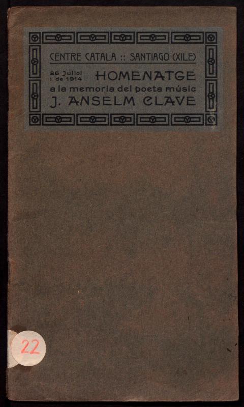 Homenatge a la memoria del poeta músic J. Anselm Clavé