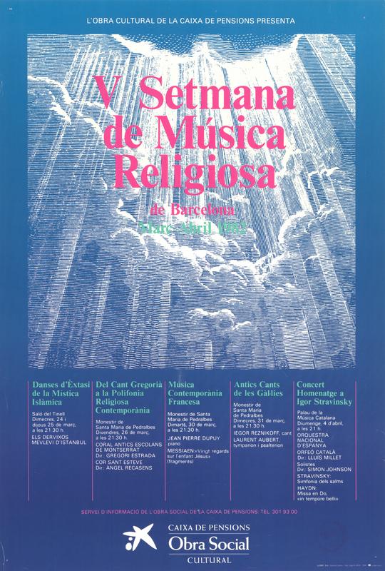 V Setmana de Música Religiosa de Barcelona