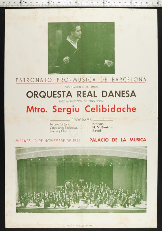 Orquesta Real Danesa bajo la dirección de Sergiu Celibidache
