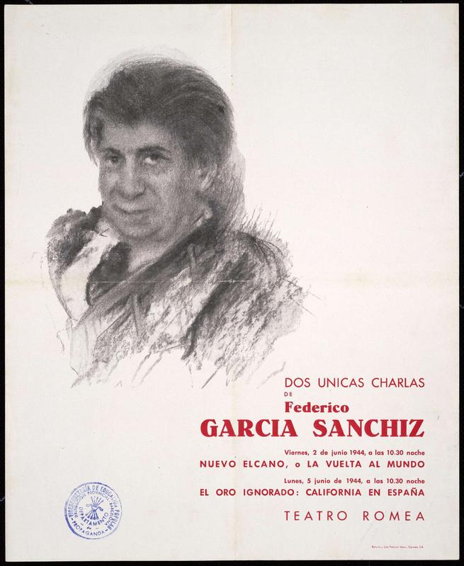 Dos únicas charlas de Federico García Sánchez en el Teatro Romea.