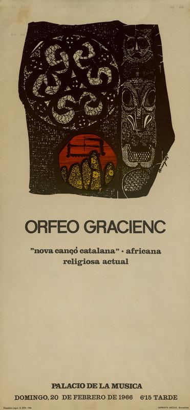 Orfeó Gracienc. «Nova cançó catalana», africana, religiosa actual