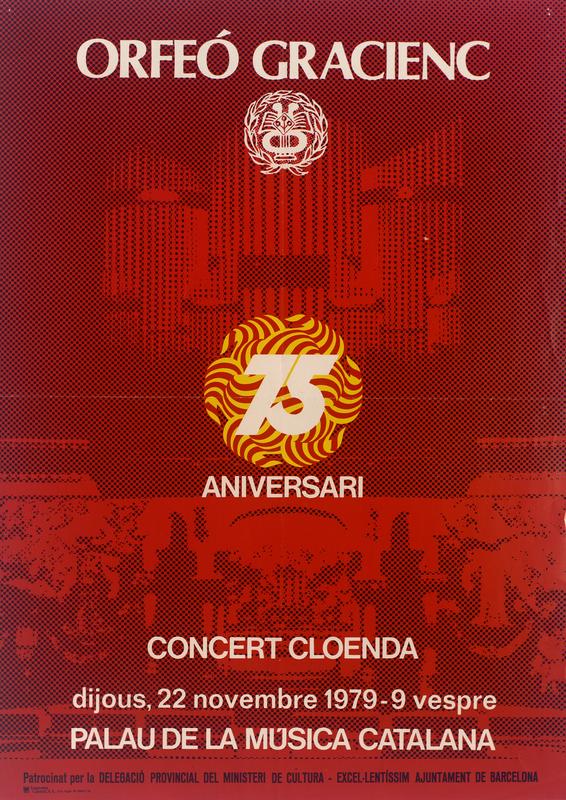 Orfeó Gracienc. 75 aniversari. Concert de cloenda
