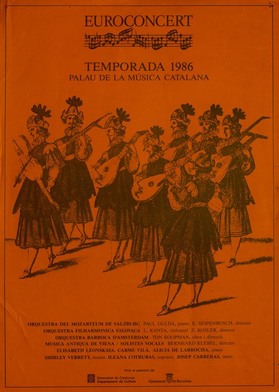 Euroconcert. Temporada 1986
