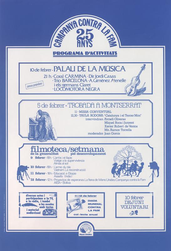 Campanya contra la fam. 25 anys