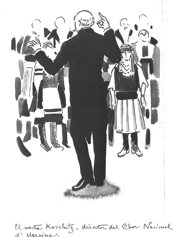El mestre Koschitz, director del Chor Nacional d’Ucraïna