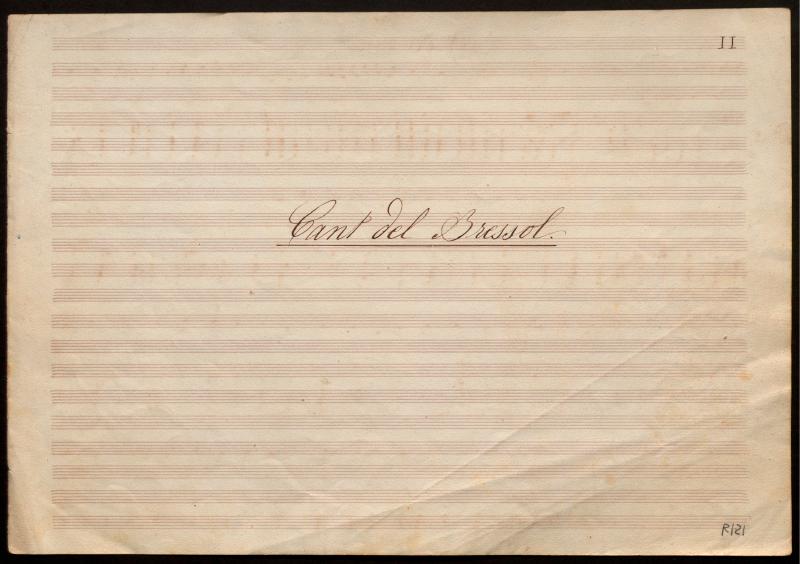 Cant del bressol. Lletra d’Apeles Mestres. Música d’Enrich Obiols