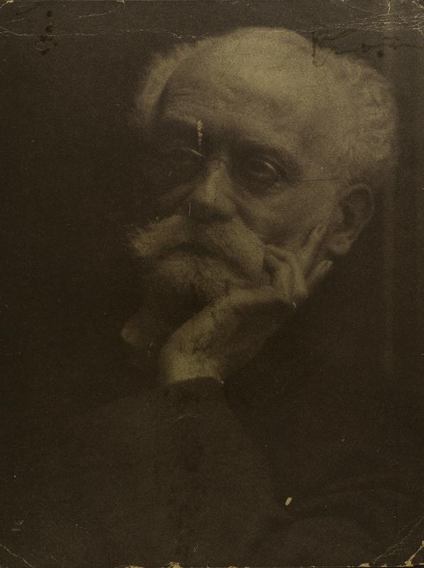 [Retrat de Felip Pedrell en primer pla]