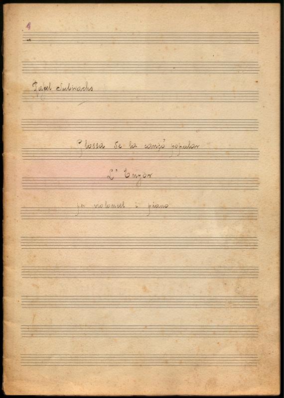 Glossa de la cançó popular popular. L’Enyor