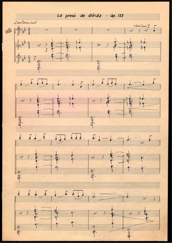 La presó de Lleida (Op. 137)