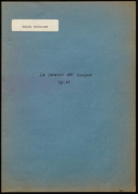 La Canción del Bosque