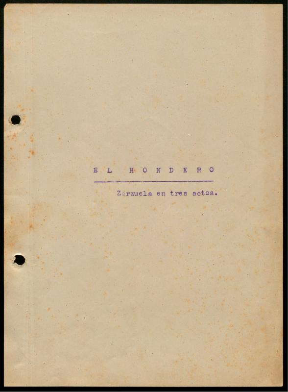 El Hondero/ Aires de Montaña