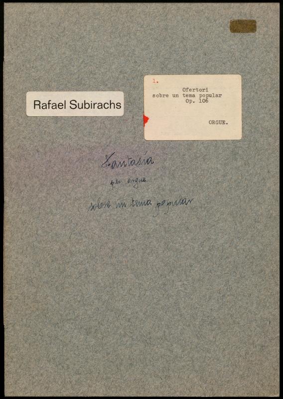 Fantasia per orgue sobre un tema popular