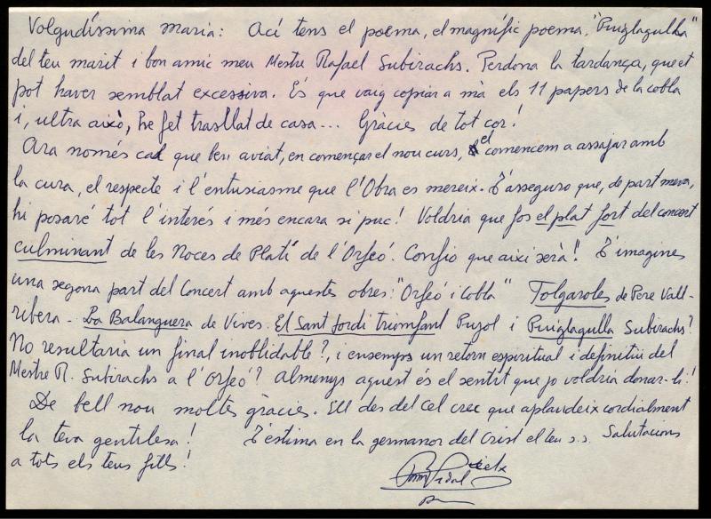 Puiglagulla. Poema a 4 veus mixtes i cobla