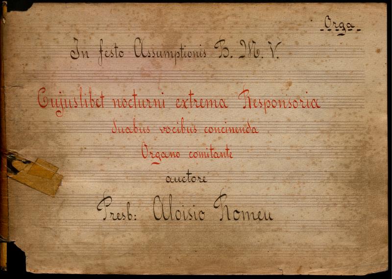 Cujuslibet Nocturn Extrema Responsoria